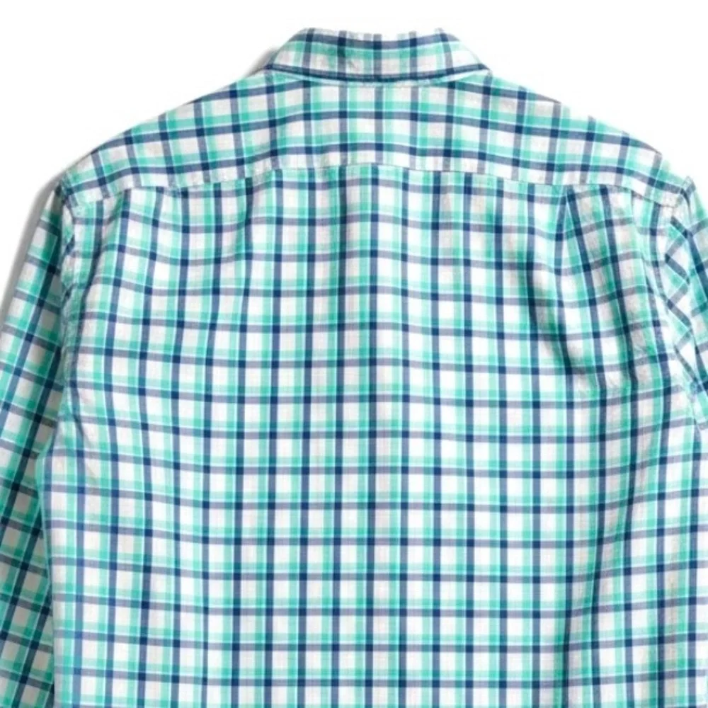 J. Crew Slim Flex Washed Plaid Button Shirt